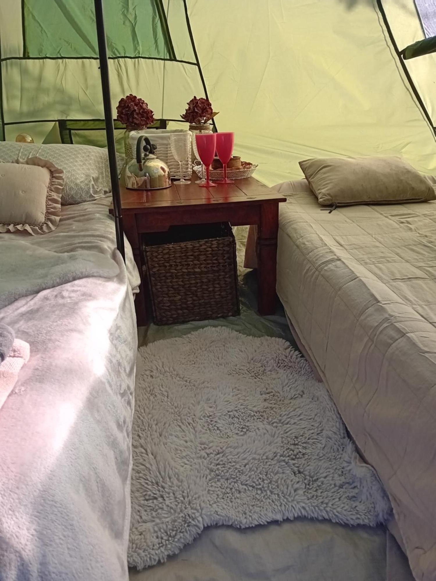 Indian Tent Tipi In Shared Lot And Shared Bathroom Mrse ภายนอก รูปภาพ