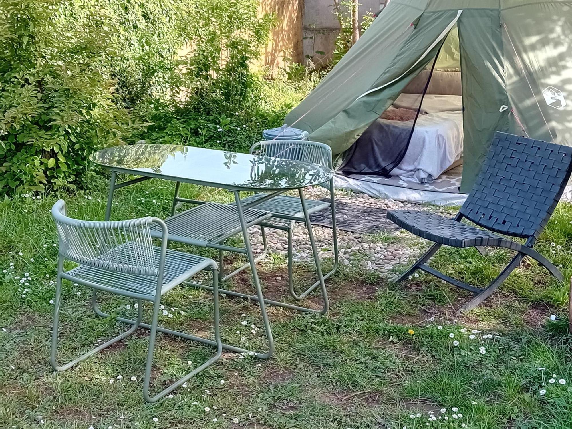 Indian Tent Tipi In Shared Lot And Shared Bathroom Mrse ภายนอก รูปภาพ